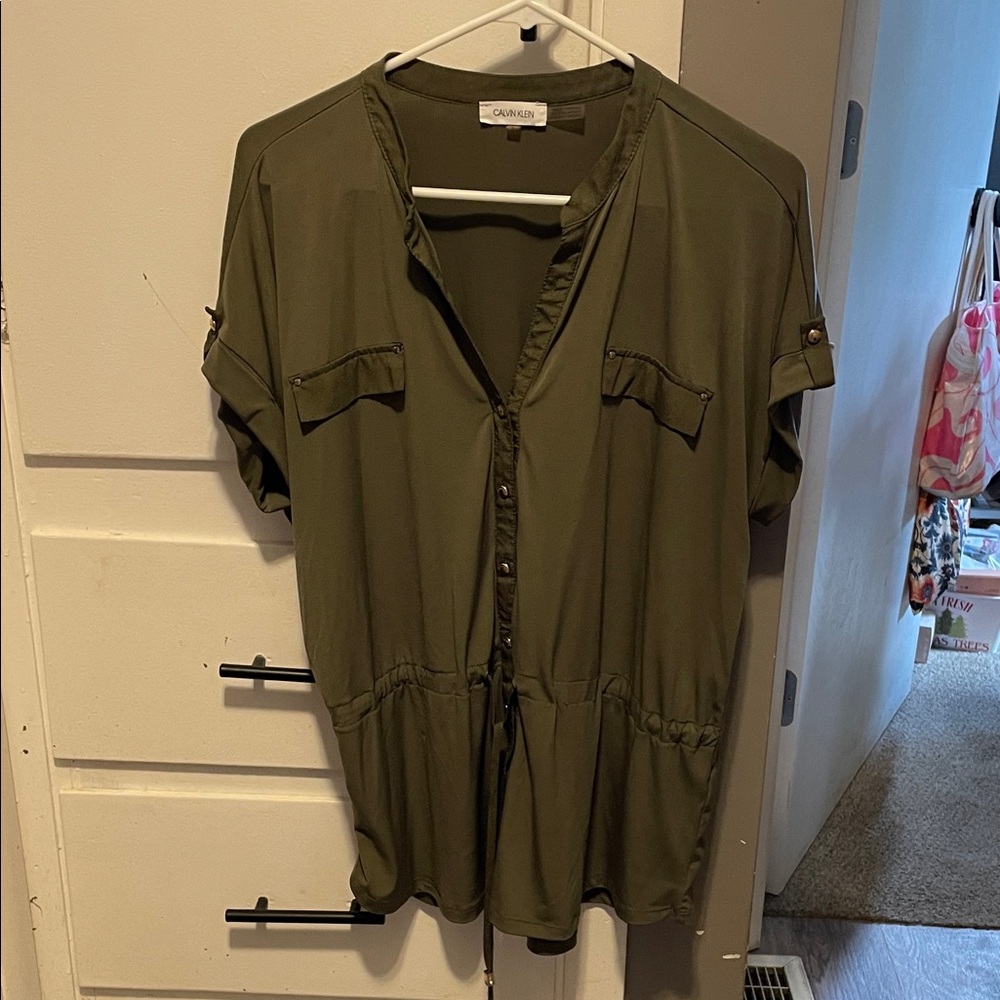 Calvin Klein Khaki Blouse